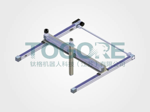 Gantry synchronous triaxial movement